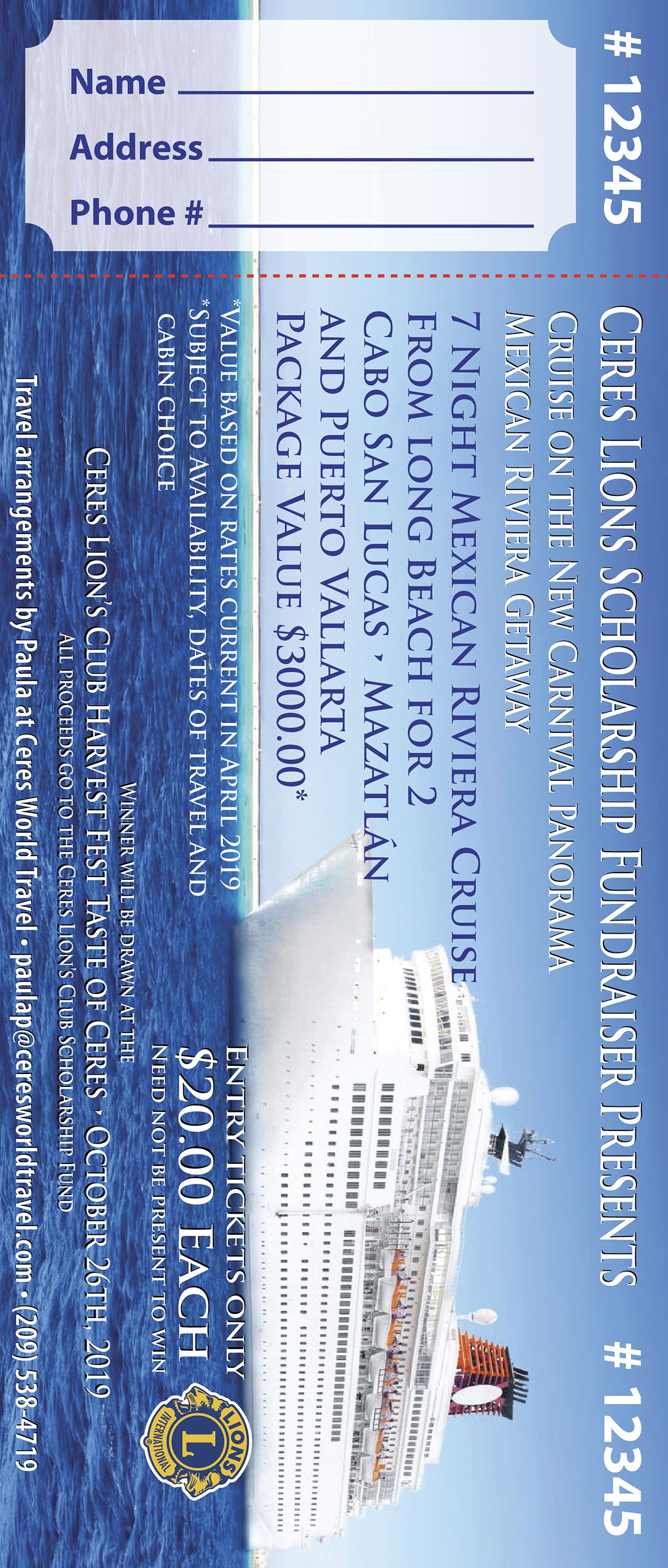 CeresLion's Club Ticket